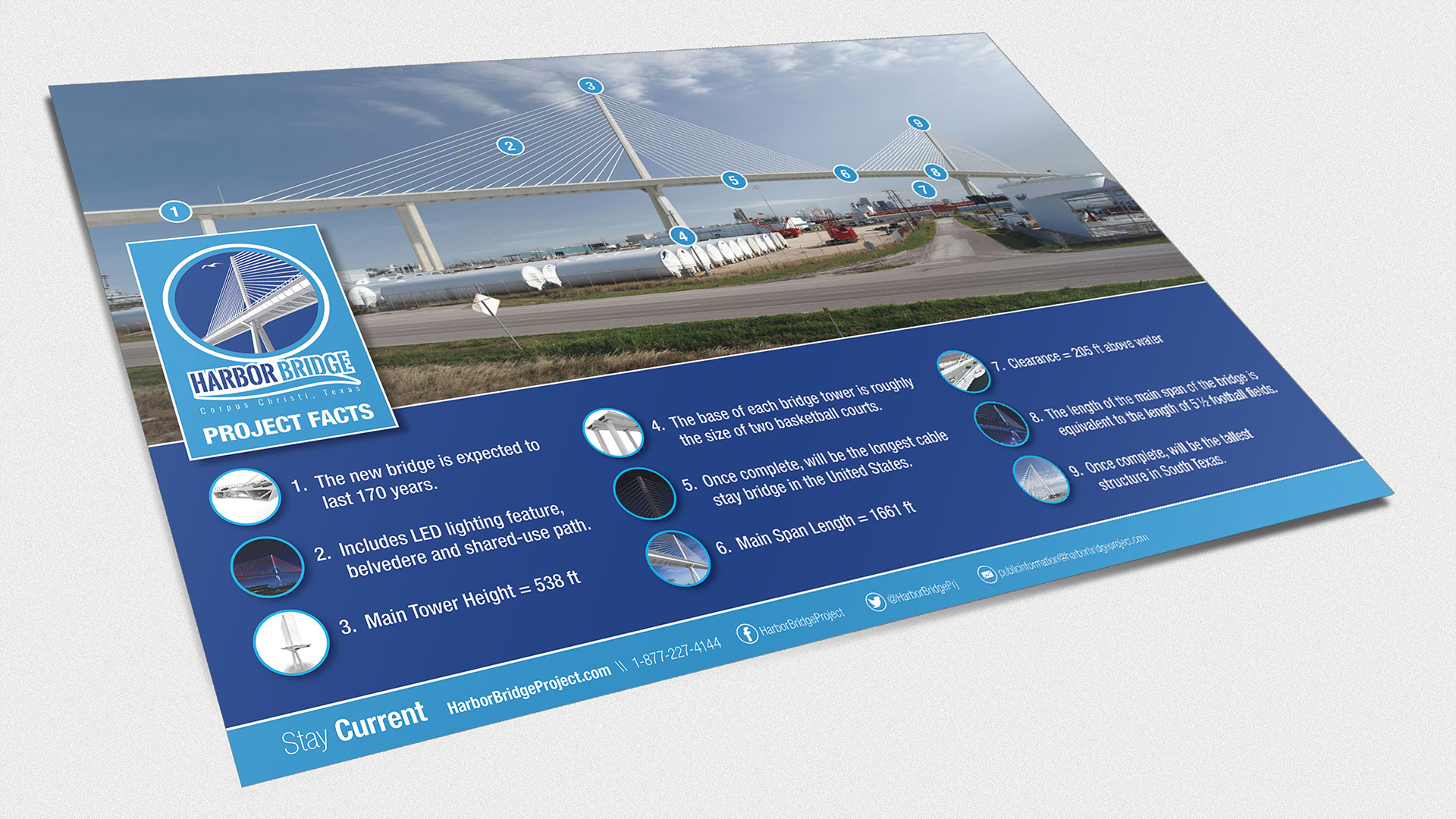 Harbor Bridge Project project fact sheet