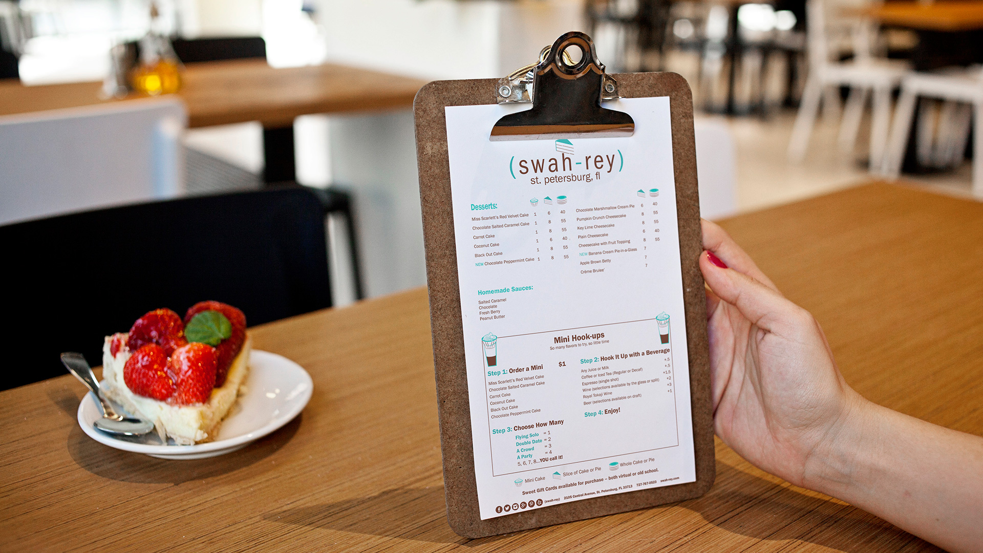 (swah-rey) drink menu