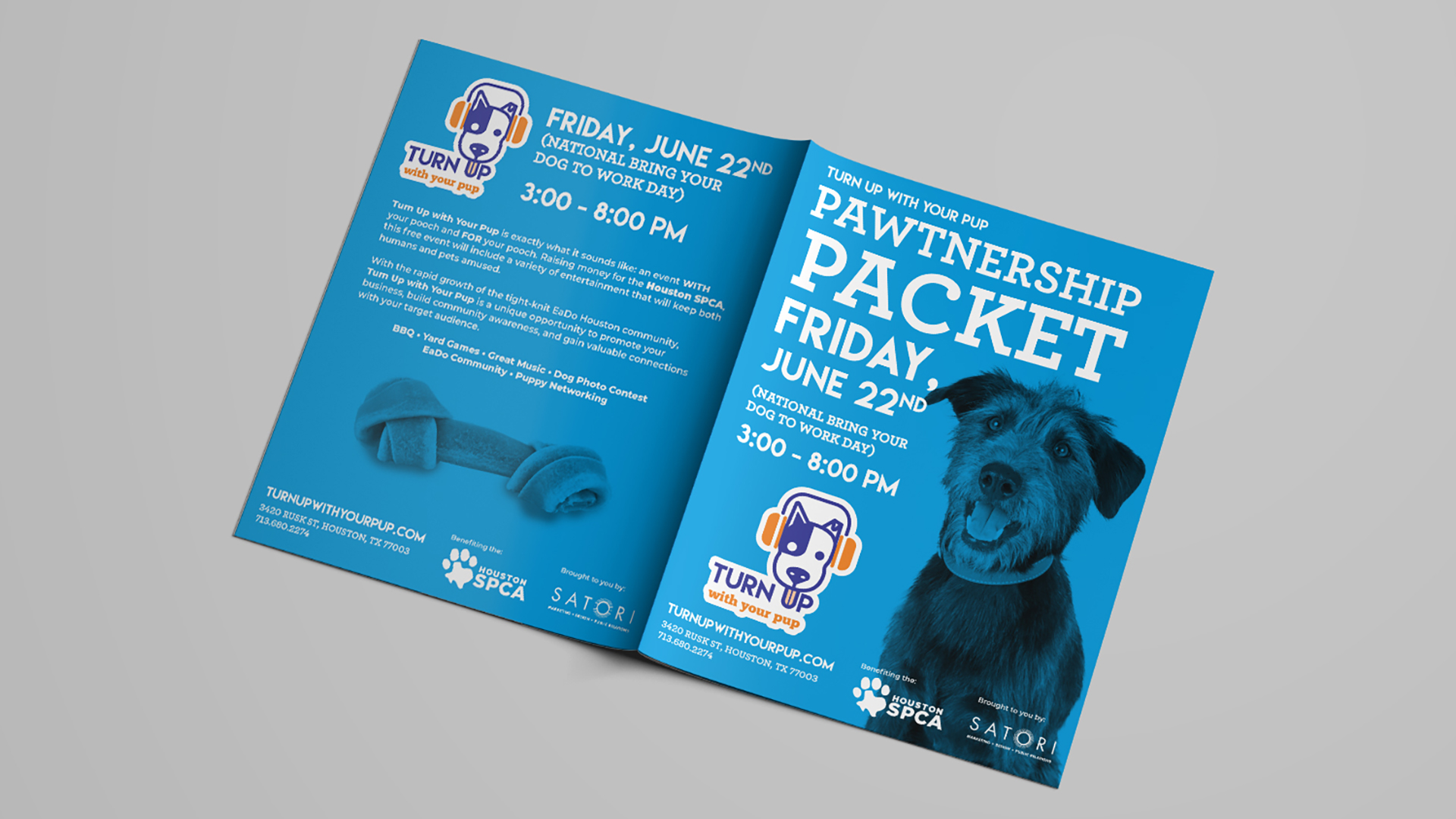 Turn Up With Your Pup Pawtnership Packet